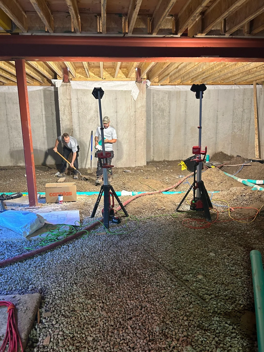 Rough-in plumbing — photo 43