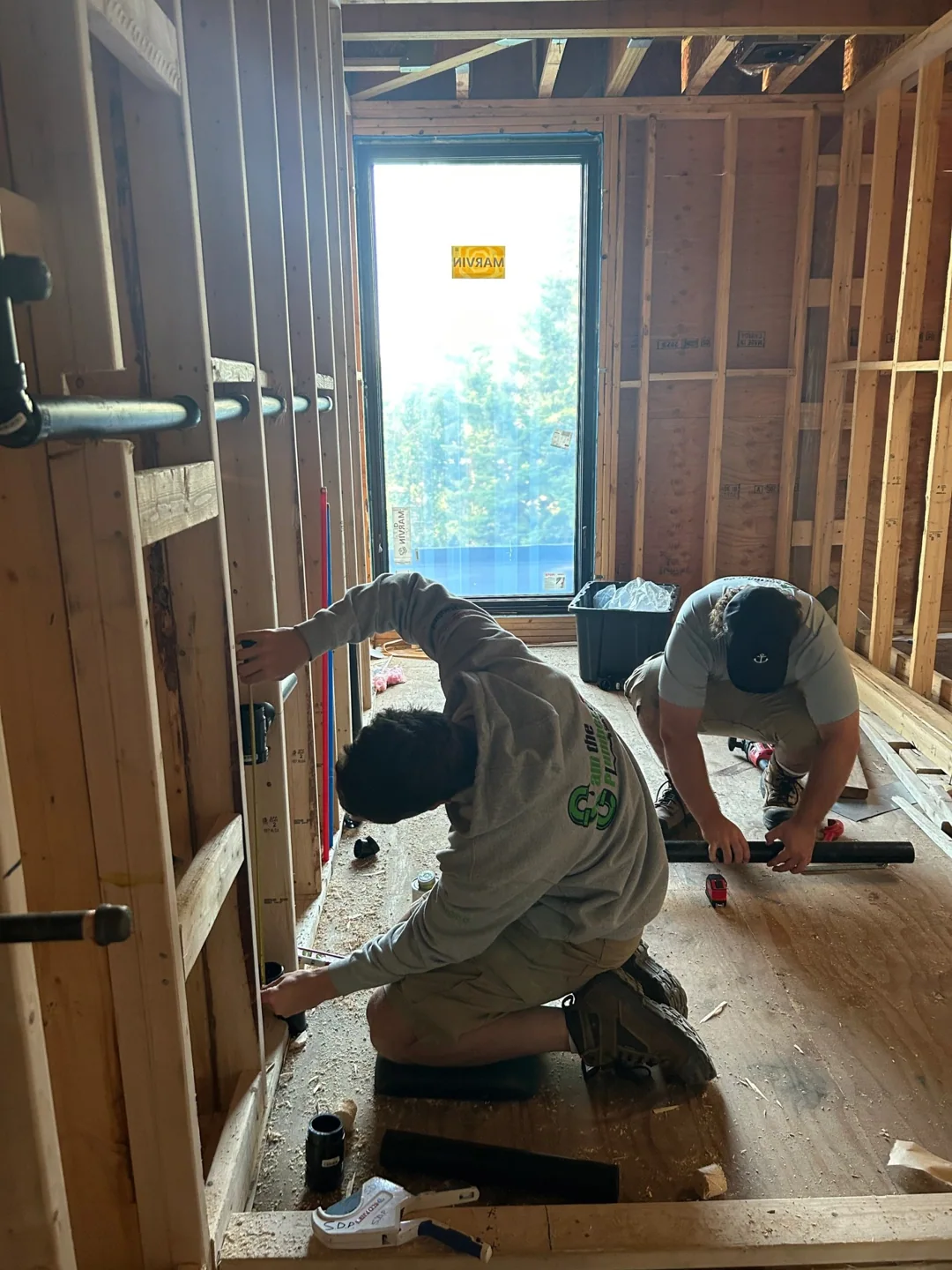 Rough-in plumbing — photo 21