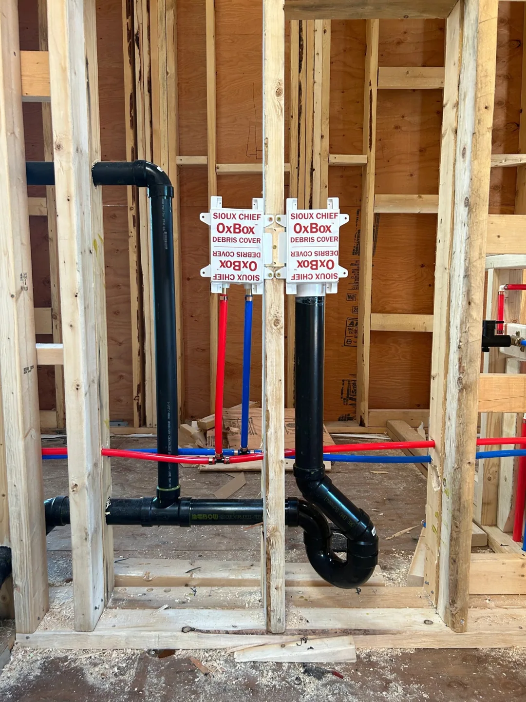 Rough-in plumbing — photo 32