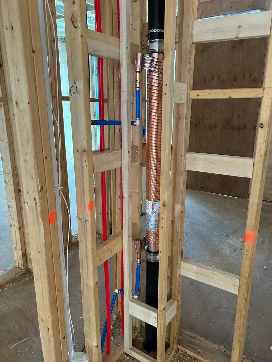 Rough-in plumbing — photo 16