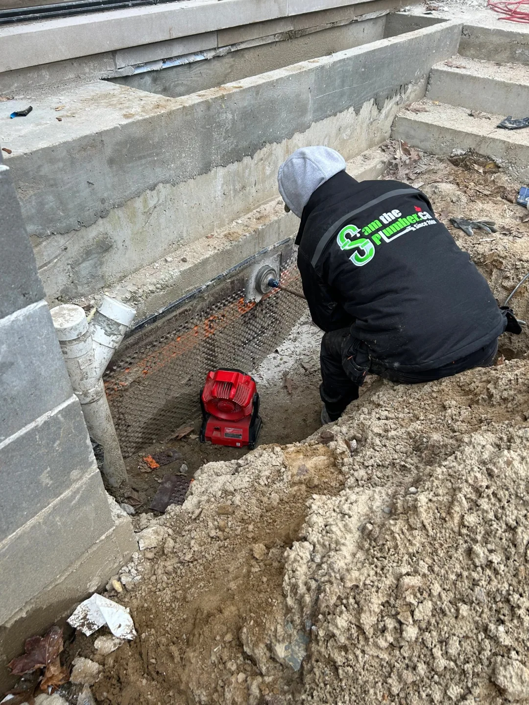 Rough-in plumbing — photo 45