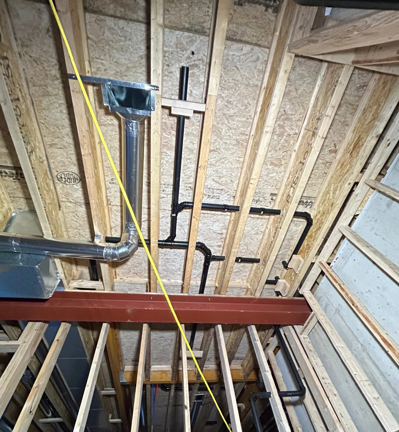 Rough-in plumbing