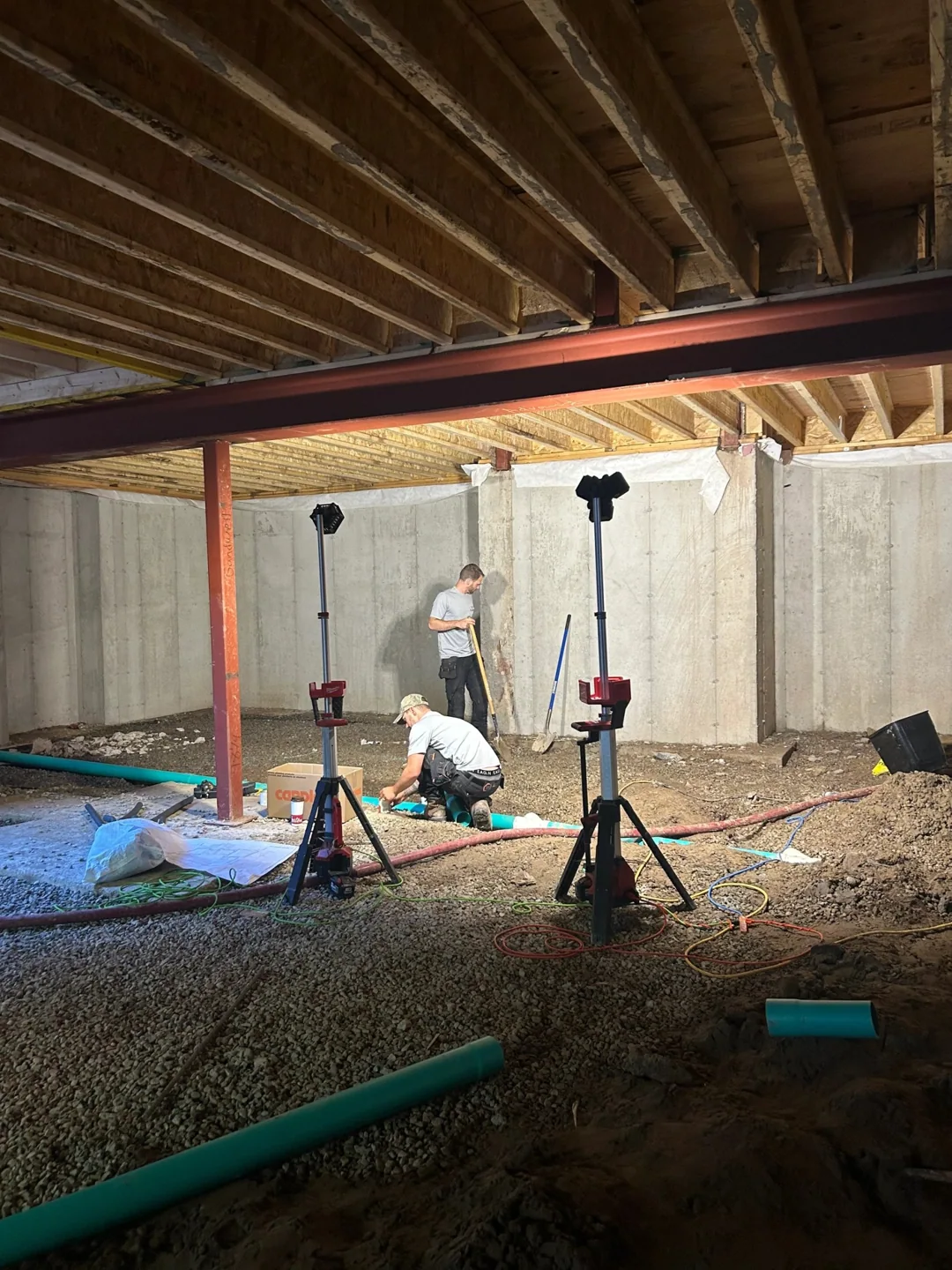 Rough-in plumbing — photo 36