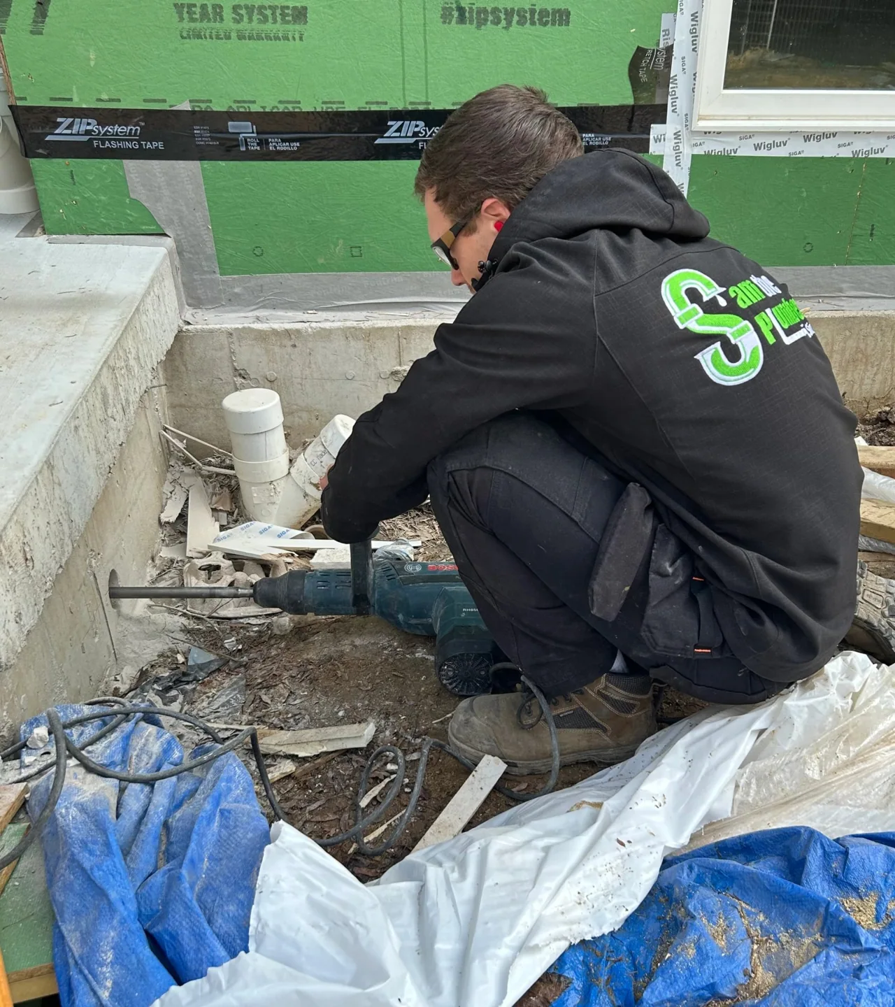 Rough-in plumbing — photo 1