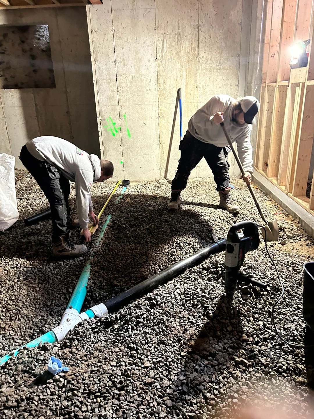 Rough-in plumbing — photo 46
