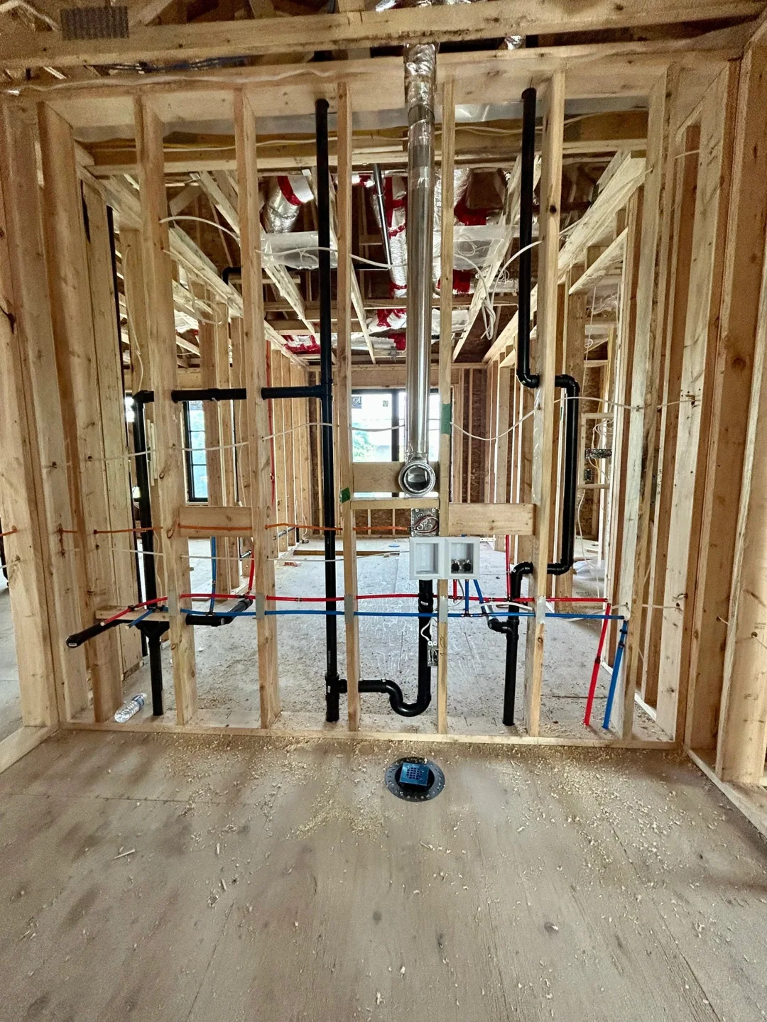 Rough-in plumbing — photo 37