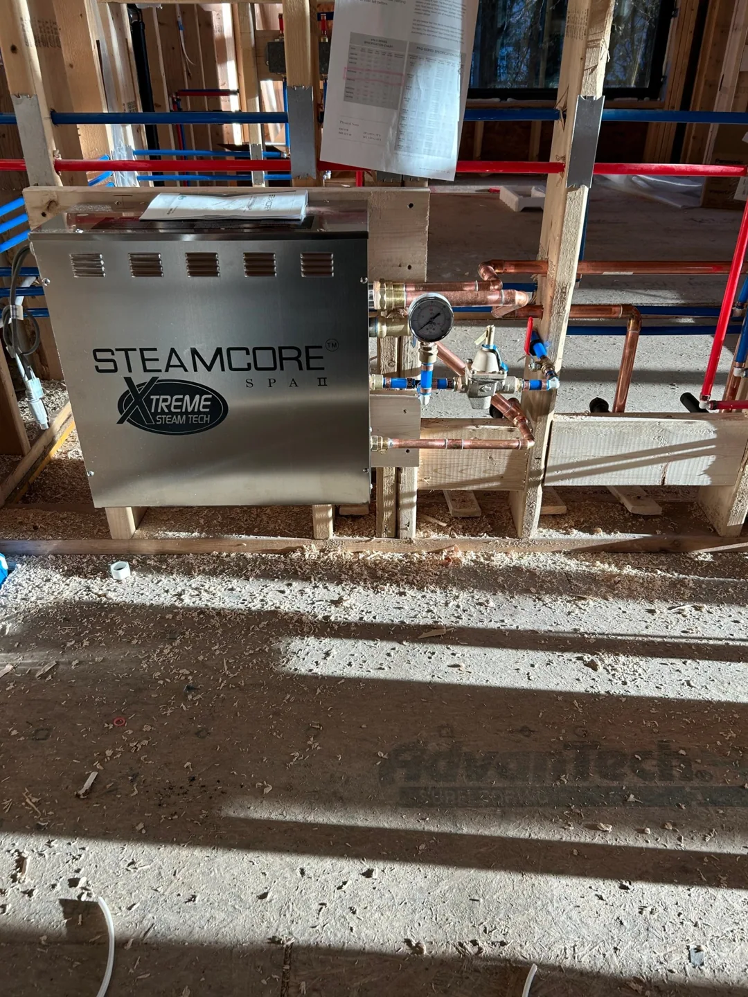 Rough-in plumbing — photo 8
