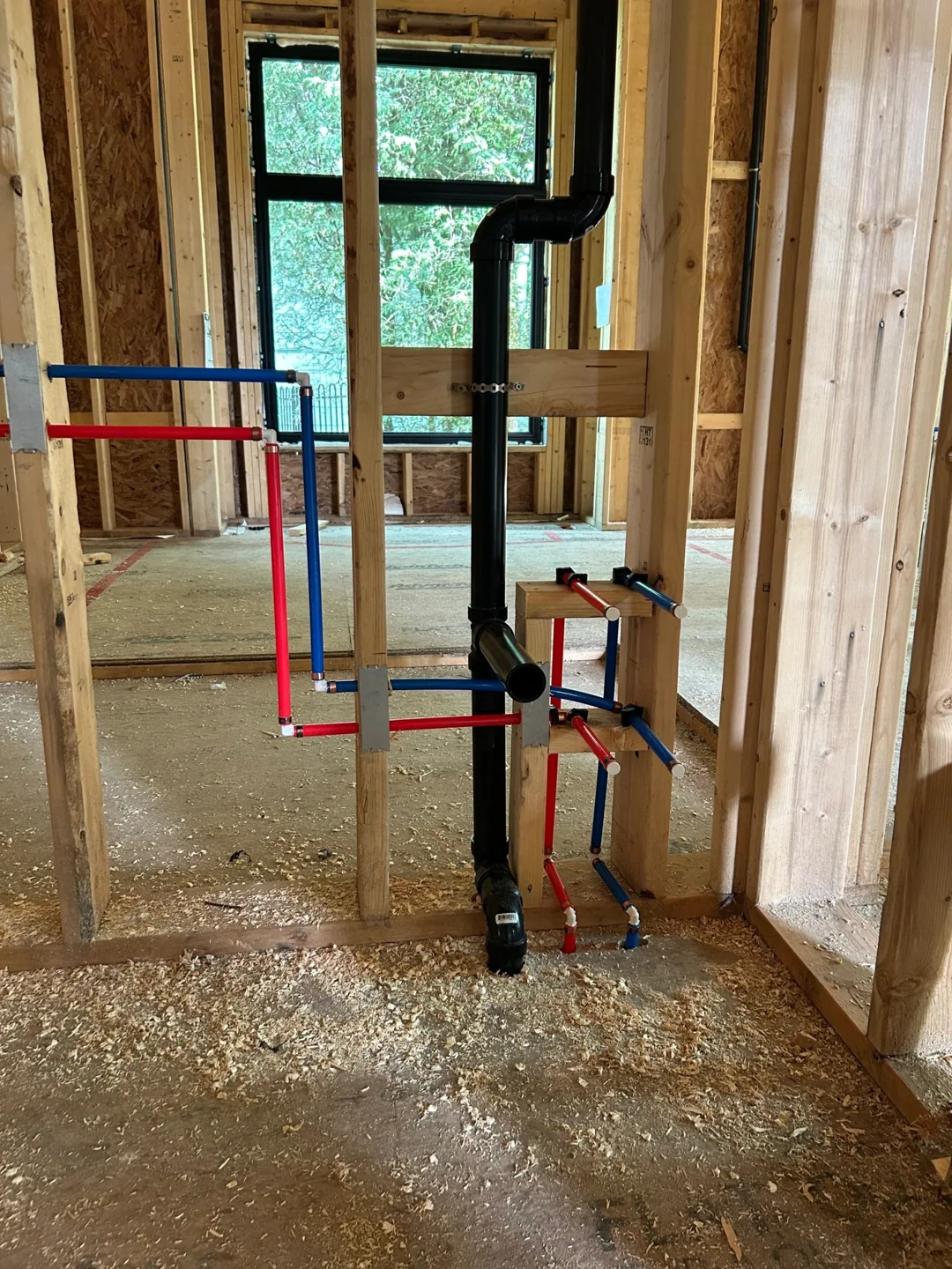 Rough-in plumbing — photo 40